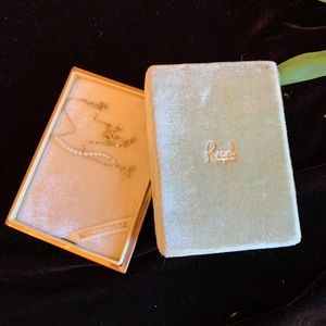 Vintage Gold and Pearl Baby Necklace